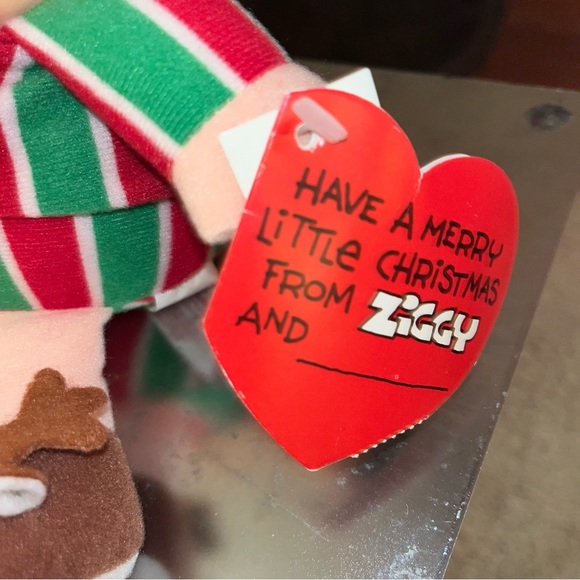 NWT 1991 Ziggy I Love You 7” Christmas plush doll - Picture 4 of 11